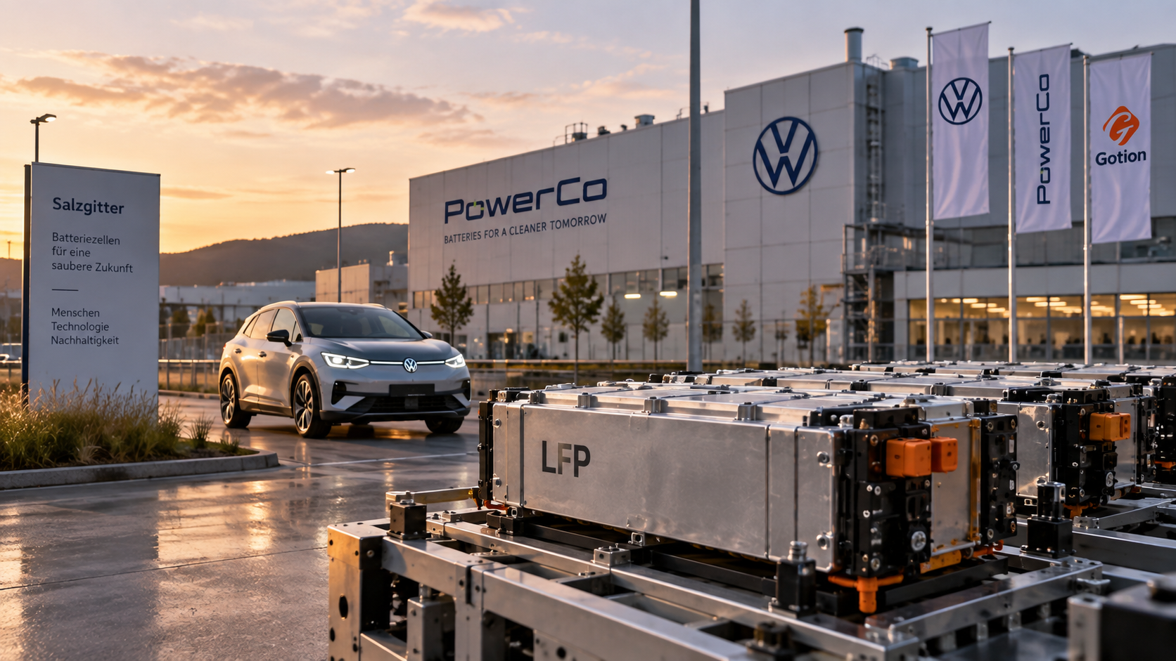 Volkswagen mise sur Gotion pour démocratiser les batteries LFP en Europe